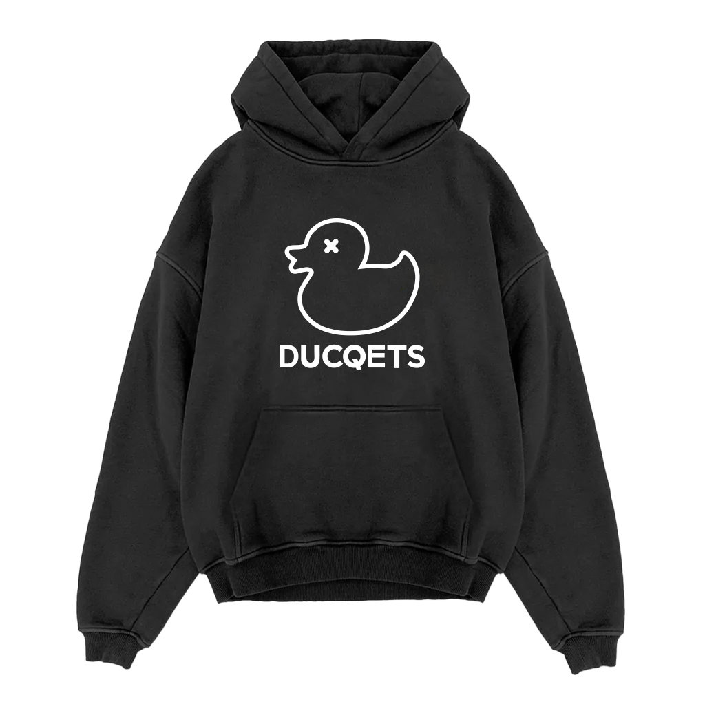DUCQIE Black Hoodie